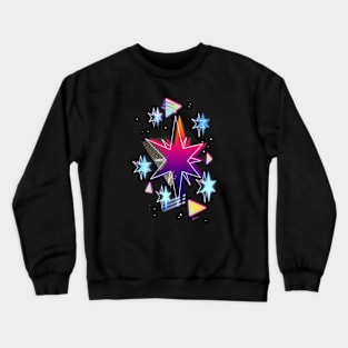 Synthwave Twilight Sparkle Cutie Mark Crewneck Sweatshirt